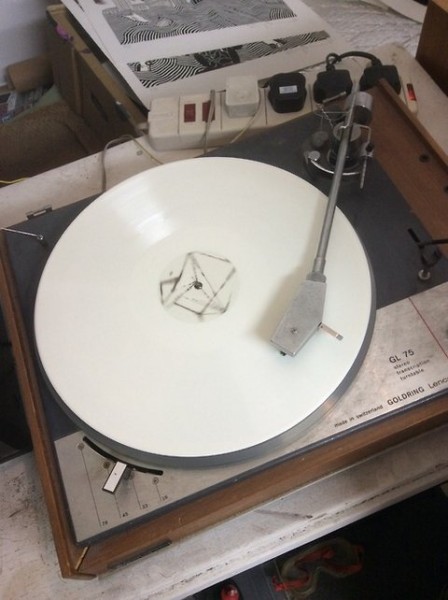 Radioheads Thom Yorke Posts Photo Of Mysterious New Record image yorke record 448x600