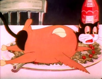 These 24 Cats Love Thanksgiving... Or At Least The Food image Cat Stuck In Turkey Cartoon