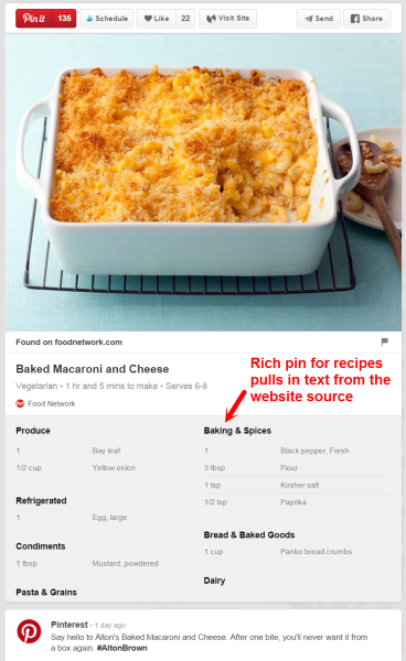 5 Best Practices You Can Use to Get Your Pins Found in Pinterest’s Smart Feed image Macaroni and Cheese Pinterest 368x600.png