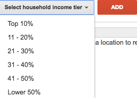 3 Underused AdWords Features That’ll Blow Your Mind & Boost Your Bottom Line - targeting household income bracket