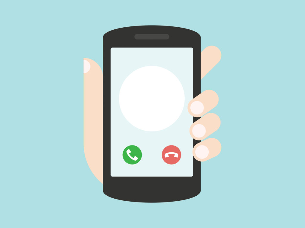 Apple, Google Partner To Kill Robocalls - Incoming call on smartphone screen