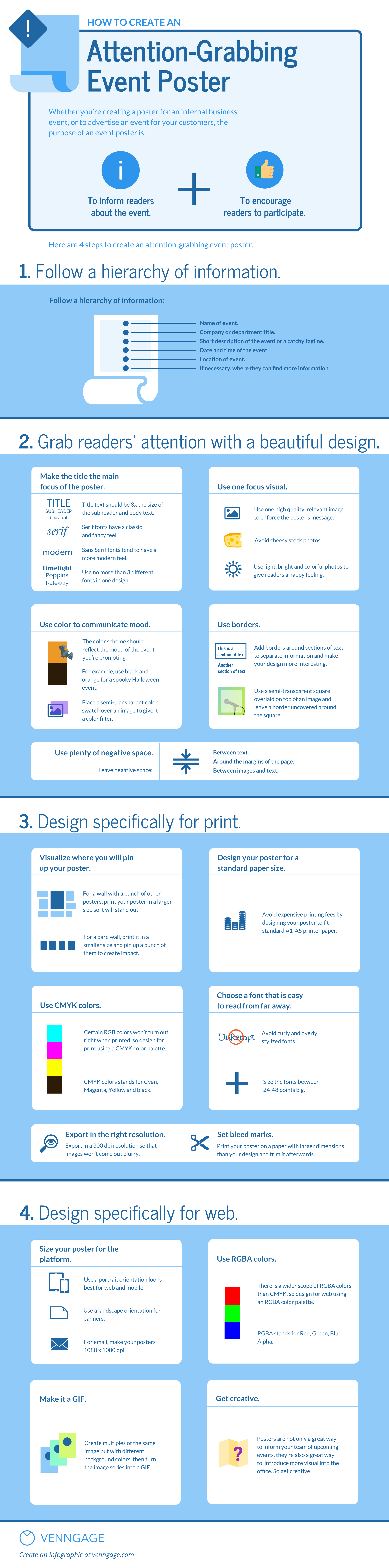 How to Create An Eye-Catching Business Event Poster [Infographic]