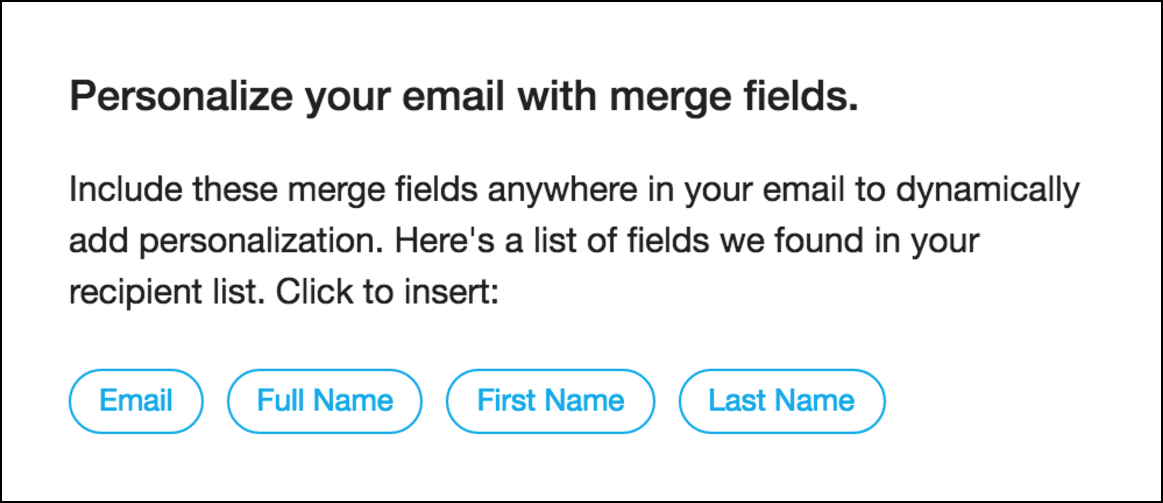 personalize survey email subject line with merge fields