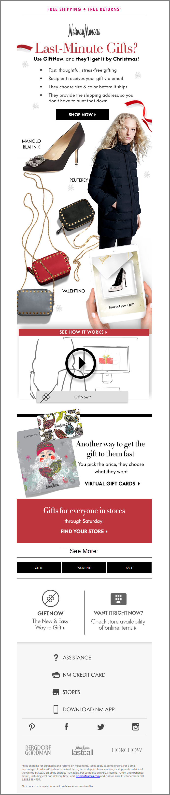Christmas Sale Email Examples to Deck Up Your Holiday Emails Online