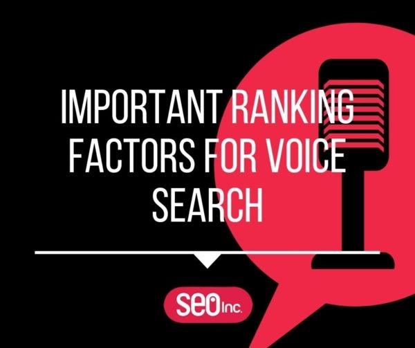 What are the Most Important Ranking Factors for Voice Search?