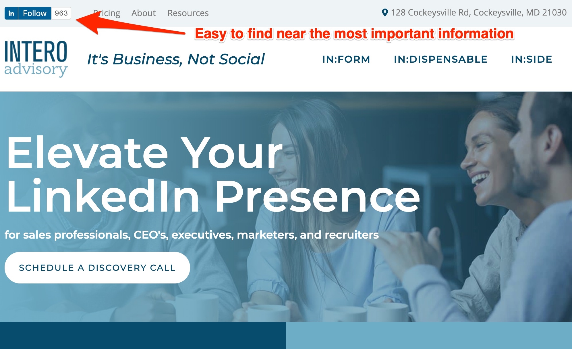 Add a LinkedIn Company Page Follow Button to Your Website