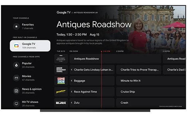 Google TV Network With Ad-Supported Channels Ties To Google Ads Platform