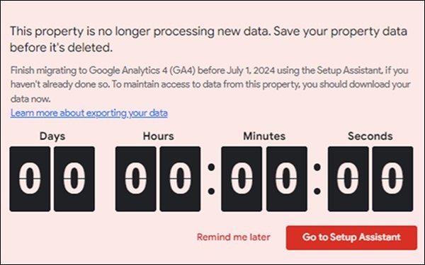 Google Universal Analytics Data Disappeared On Schedule - Or Did It?