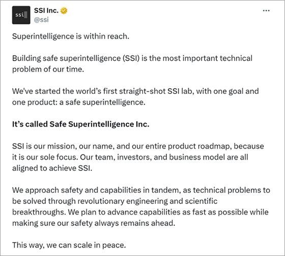 OpenAI Co-Founders Separately Go After Super Intelligence