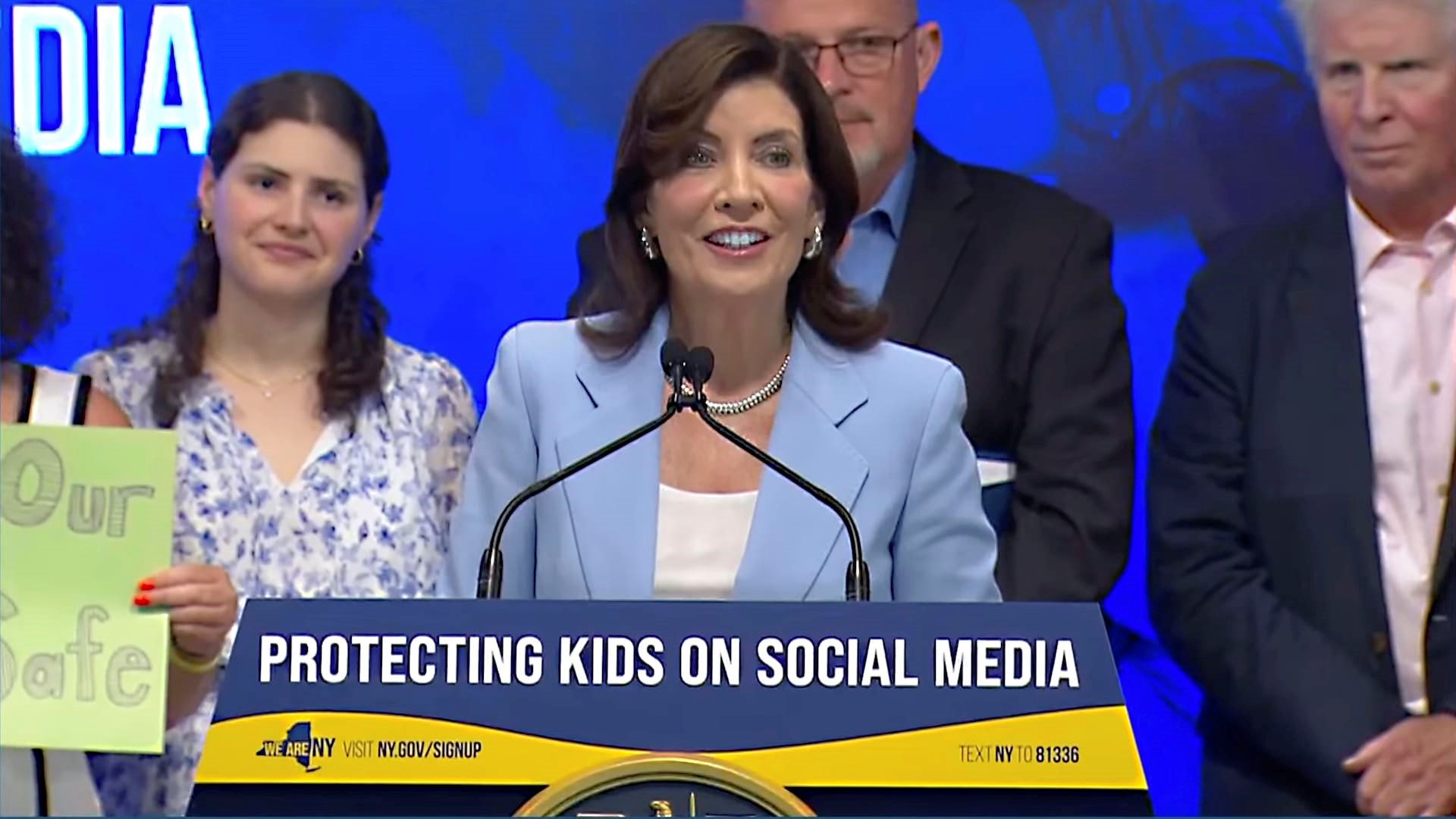 N.Y. governor signs bill targeting ‘addictive’ suggested posts on social media feeds for kids