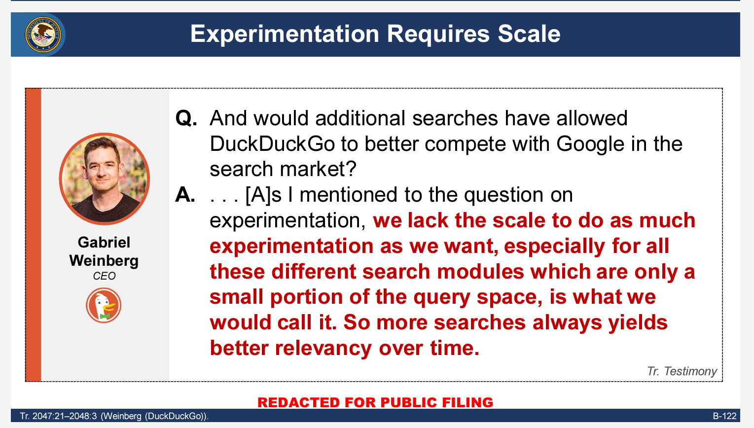 Why Google lost: The DoJ’s case in 11 slides