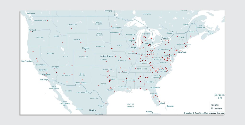 This app tracks America’s offensive street names