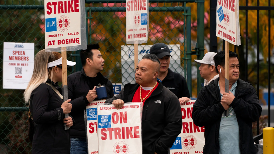 17,000 jobs will be cut at Boeing as monthslong strike continues