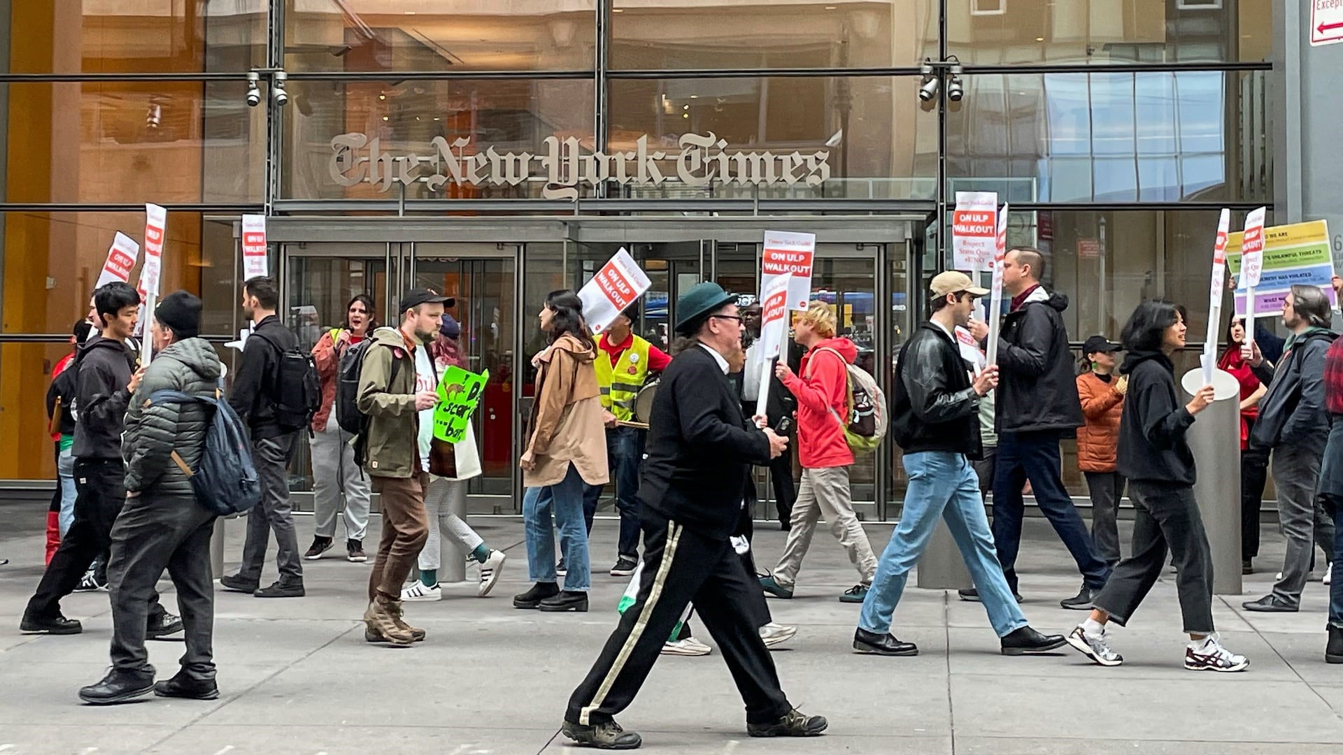 New York Times Tech Guild workers end strike, but negotiations will continue